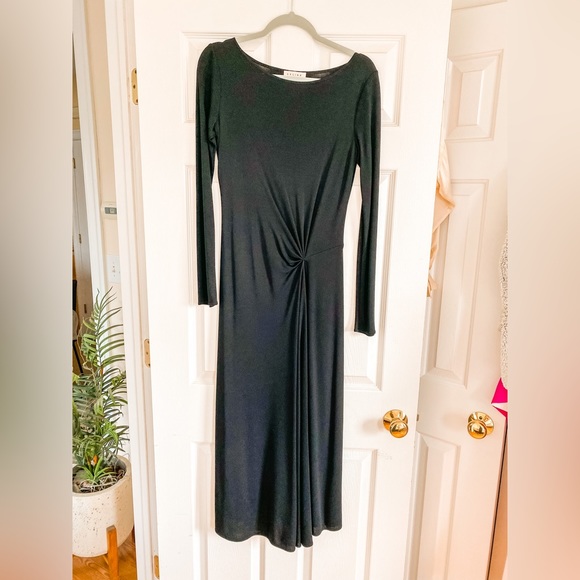 Celine Front Twist Slit Evening Dress Size 38 - Picture 1 of 16